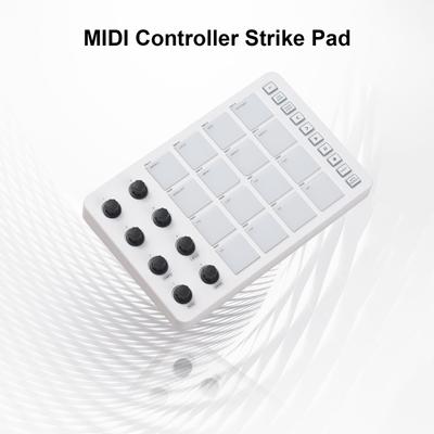 בקר MIDI פדים מוארים RGB מקלדת MIDI חיבור BT השהיה נמוכה ממשק פלט 3.5 מ"מ עם 16 פדים