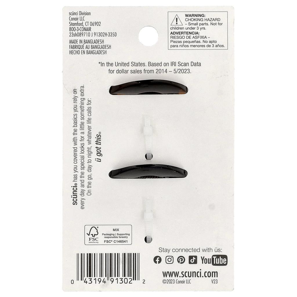 Claw clips, 2 pcs