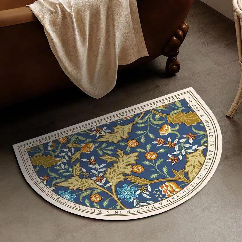 

Скандинавский ретро-ветер диатомовая грязь ванная комната впитывающий коврик для пола туалет противоскользящий коврик для ног износостойкий быстросохнущий моющийся ковер 40X60cm 15.7X23.6in