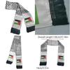 Stylish Palestinian Flag Scarf 14*130cm Length High-quality Polyester