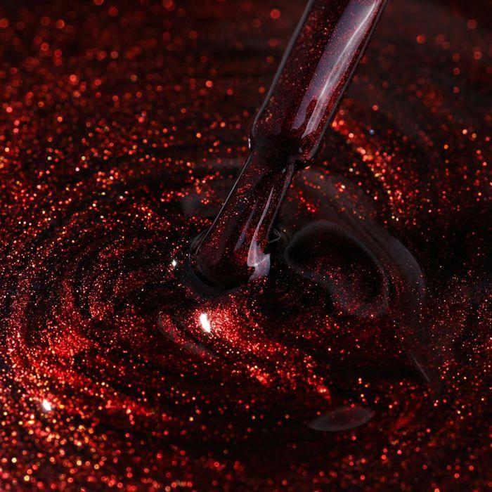 Vernis à ongles semi-permanent - Kabos Cat Eye - Pailleté magnétique - Compatible UV/LED - Tenue 21 jours