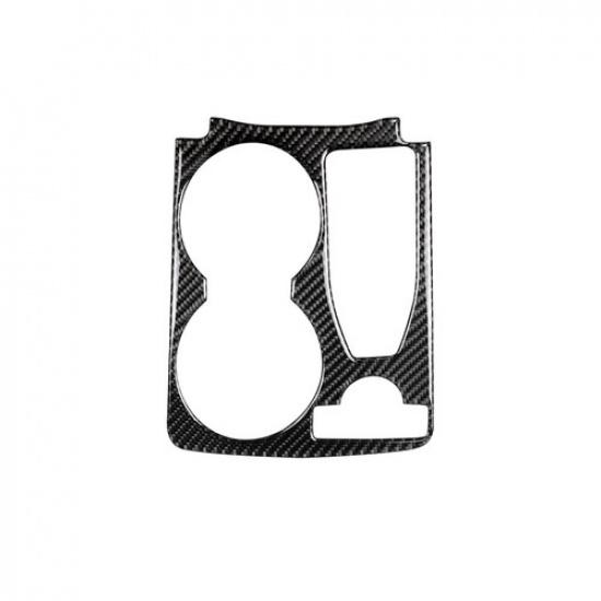 Water Cup Carbon Fiber Holder Panel cover For Mercedes-Benz GLK 2008-2015 W
