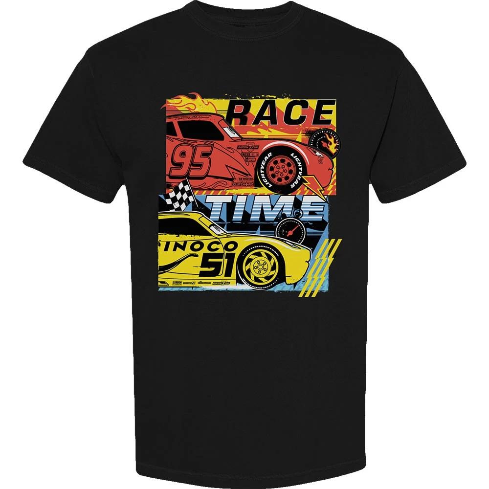 Cars Race Time Licensed T Shirt Unisexs L