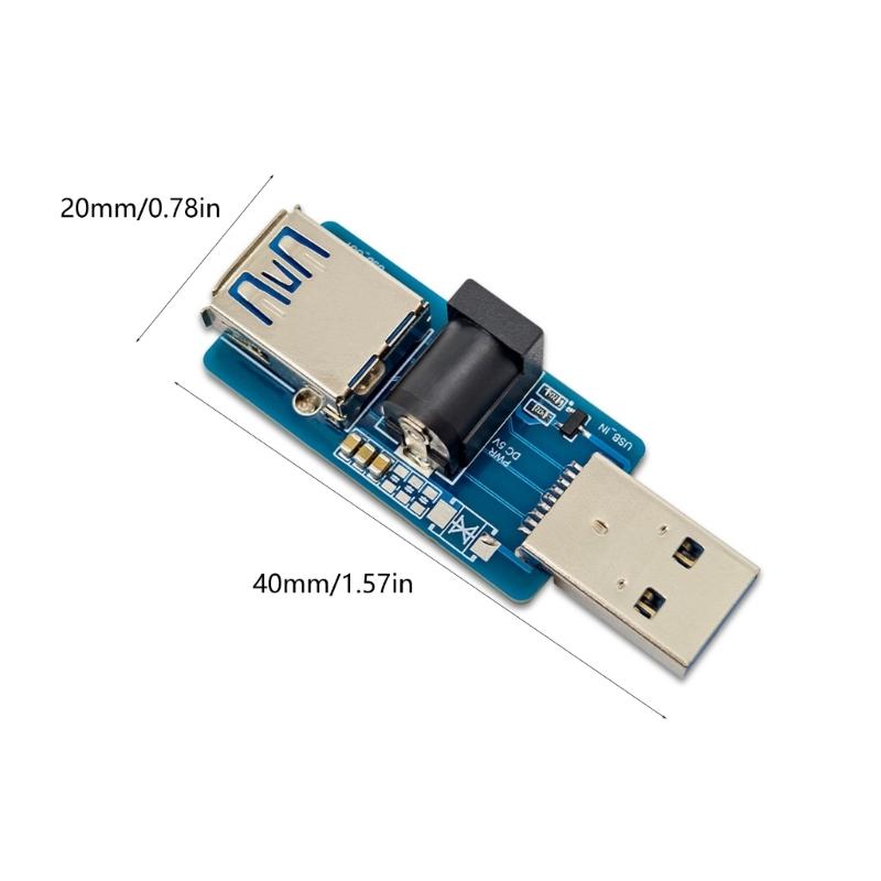 USB Power Enhancement Module Builted-in Automatic Switching MOS Circuit Power Enhancement Board Power Splitter Module