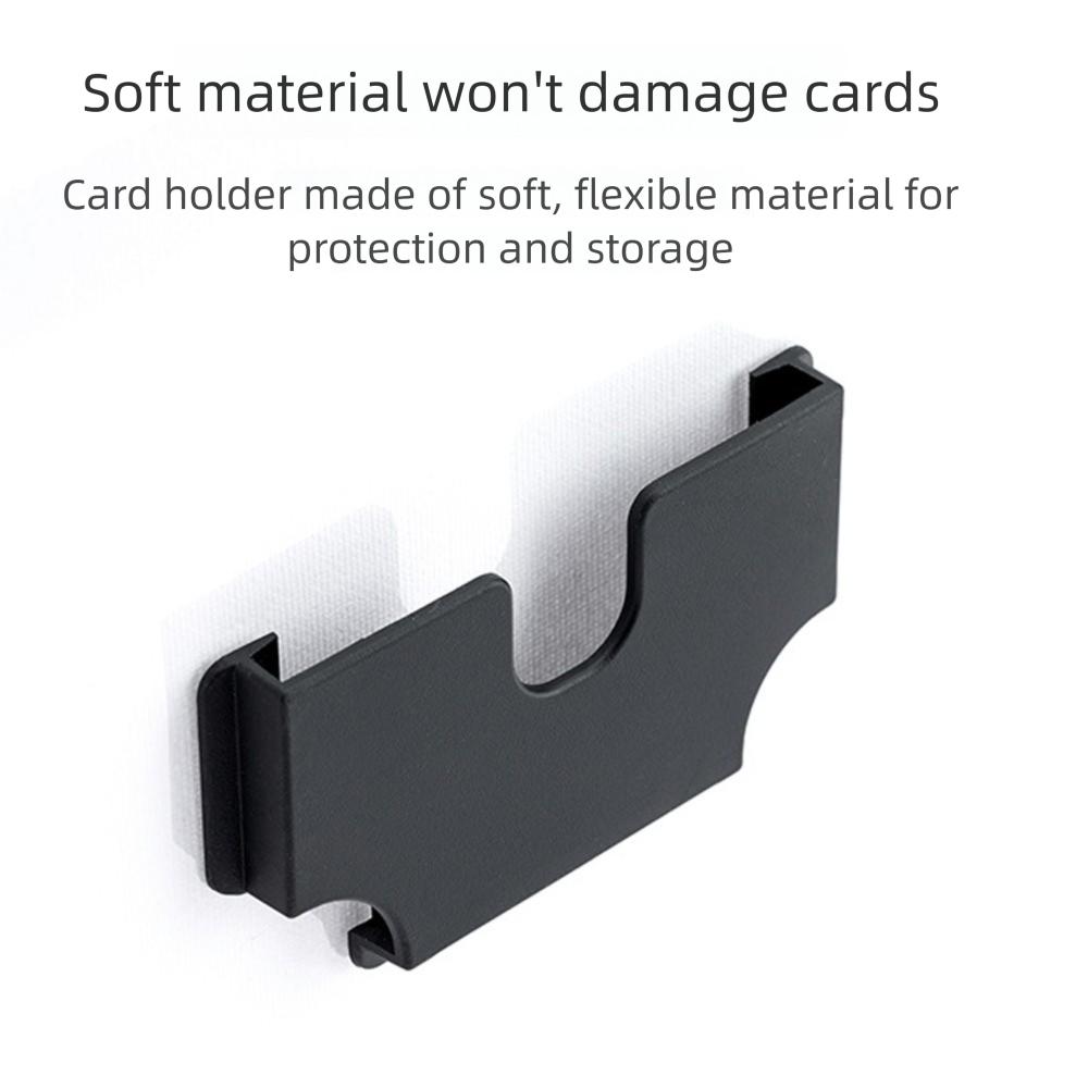 Portable Card Holder Anti-Slip Card Slot Box Durable Card Storage Box Universal