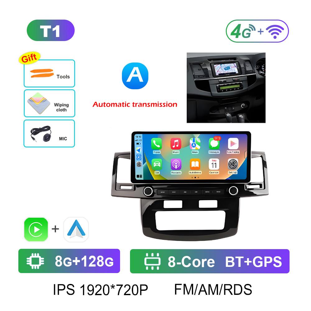 For Toyota Hilux 2005 2006 2007 2008 - 2014 Car Video Radio Multimedia Player Android Smart System Navigation GPS Bluetooth WIFI