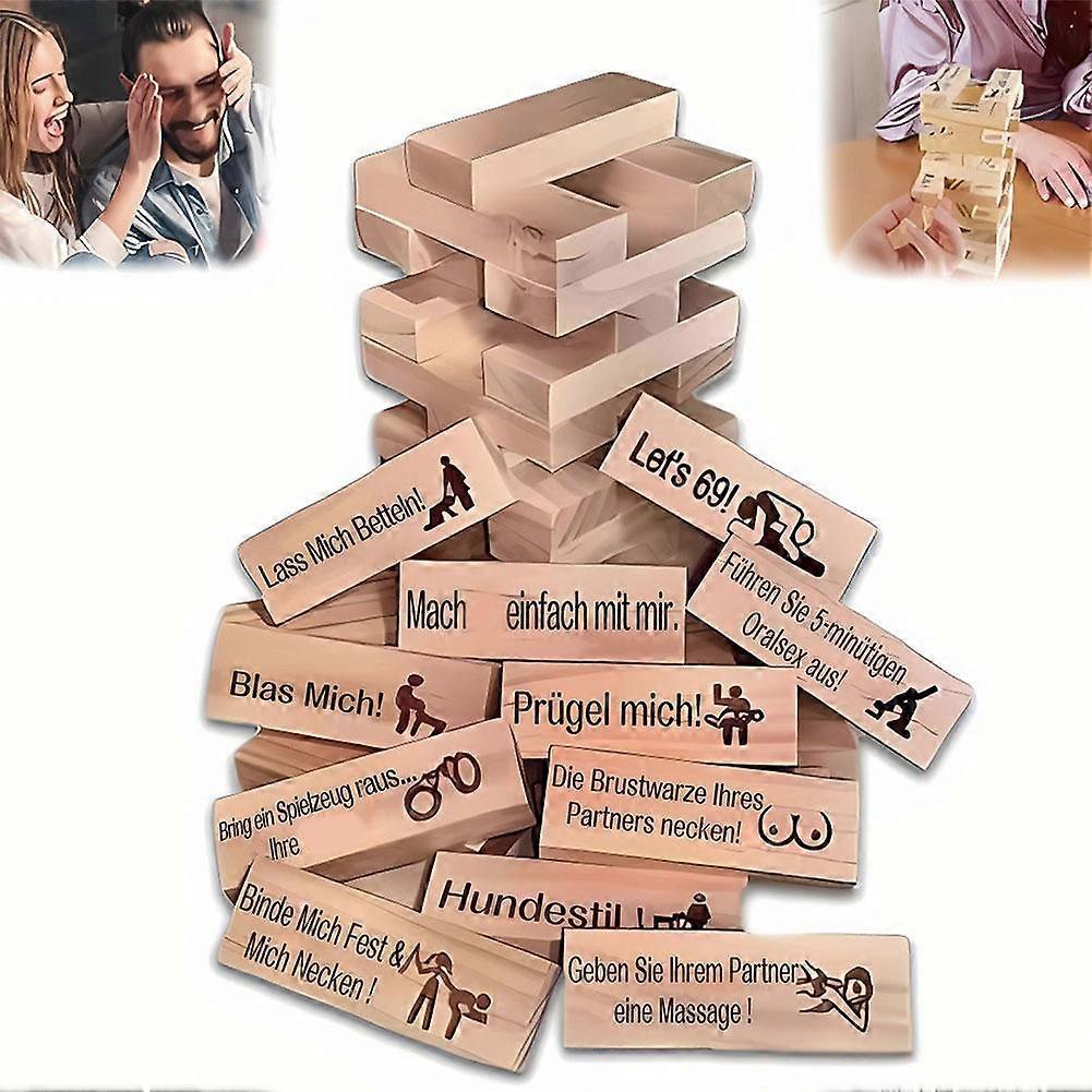 Cross-Border Super Naughty Block Tower Game Adult Couples Party Gift