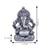 Ganesha Idol Vinayaka Statue Vinayagar Murti Pillayar Ganapati Murti Ganpati for Car Dashboard Home Office Decor