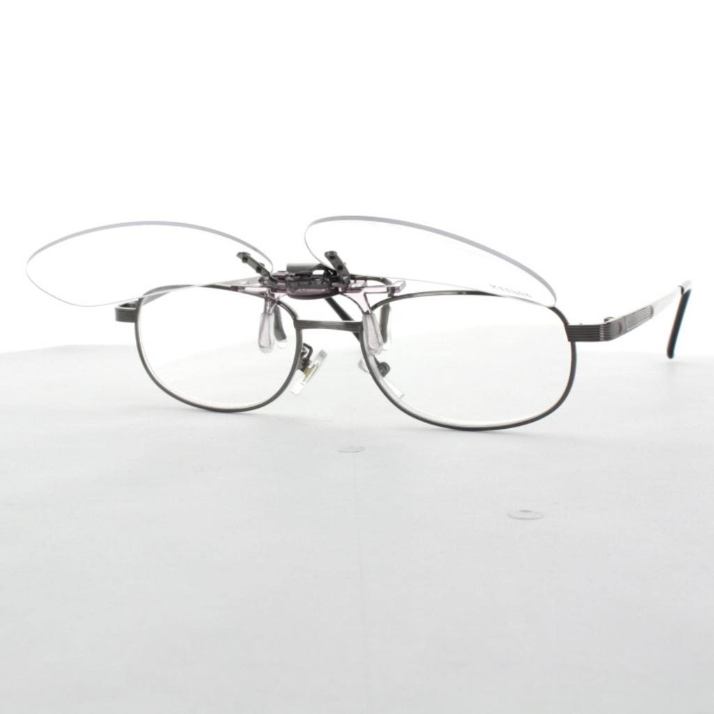 Sunglasses for Wearing Over UV for Round M Made In Clip-on Eyeglasses, Flip-up Style, Protection, Driving, Clear, Shape, Size, KEEPER, Japan, 9324-10