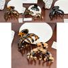 Handmade Retro 4mm Acetate Tortoise Shell Hair Claw Clip For Thick Hair And Elegant Updos