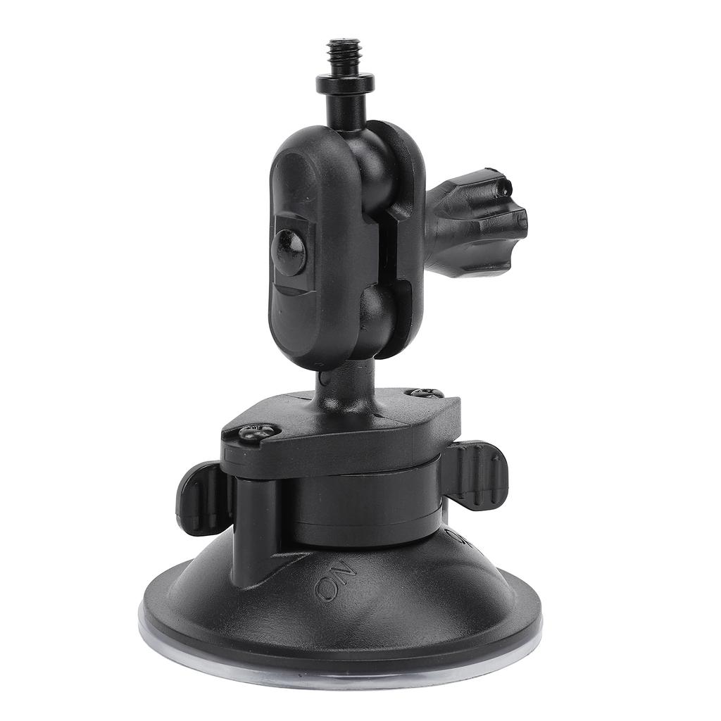 Suction Cup Bracket with 1 4 Inch Screw Dual Ball Head Universal Car Window Windshield Mount Holder Digital Sports