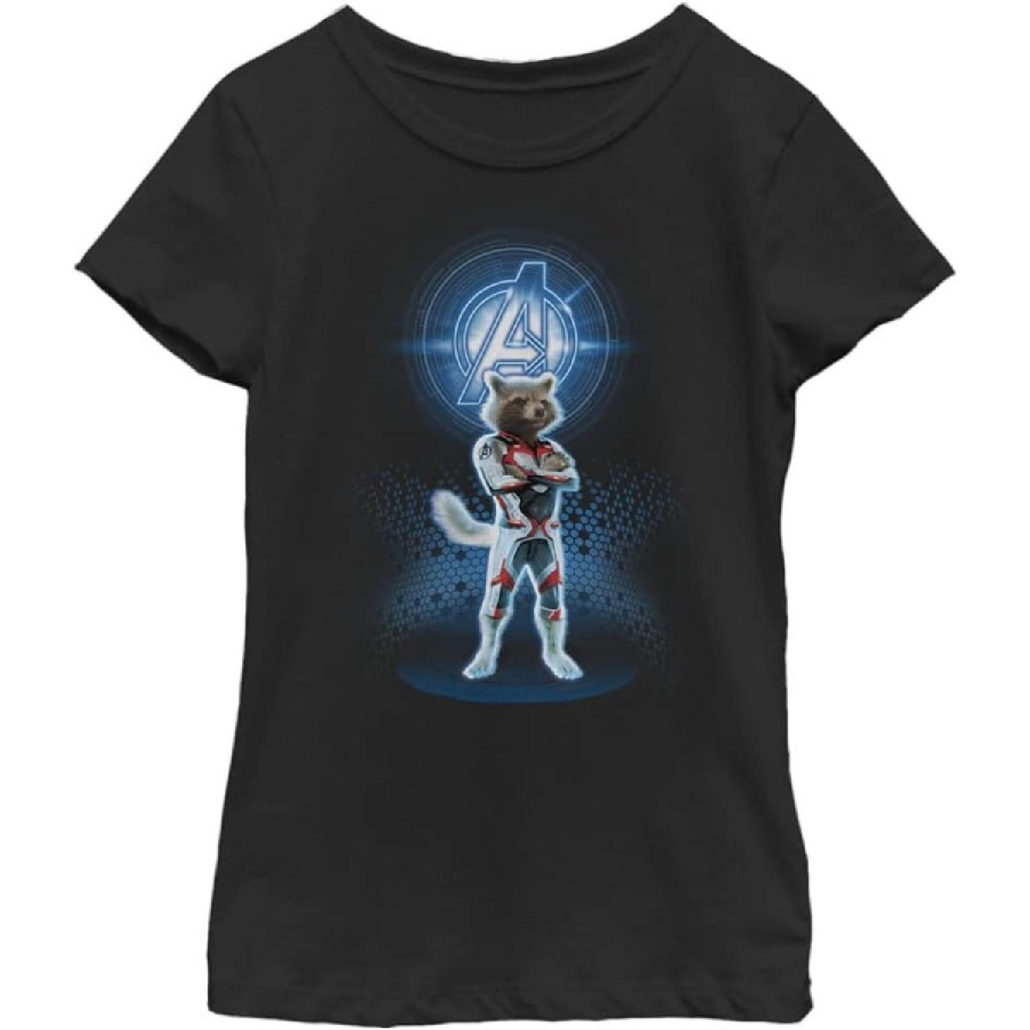 

Marvel Girl s Avenger Raccoon T-Shirt XXXXXL різнокольоровий