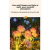 Solar Garden Light Strip with Luminous Flowers and Stems, Upgraded Solar Panel Outdoor Decorative Lanterns, High-quality Courtyard Lighting