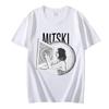 Mitski Heart Logo Graphic TShirt Unisex Street Hip-hop Couple Fashion Trendy Tops Summer Short Sleeve Cozy Tee Shirt Men Women