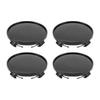 4PCS Wheel Center Caps Rain Proof Exquisite Car Rim Center Hub Cover Cap Decoration for Automobile Modification Glossy