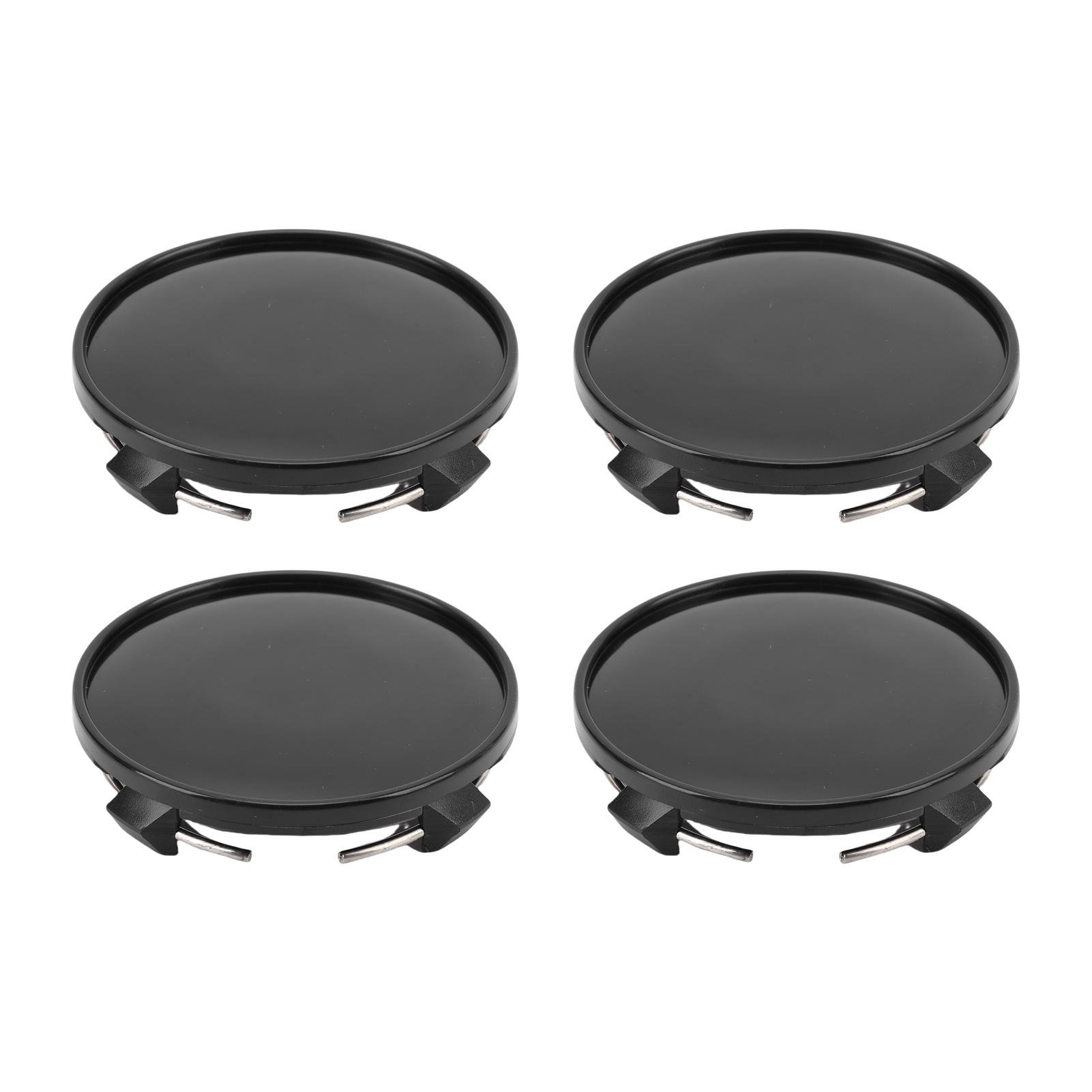 

4 шт. Колпачки на центр колеса Защита от дождя Изысканные Колпачки на центр ступицы колесного диска Украшение для модификации автомобиля Глянцевые Glossy Black