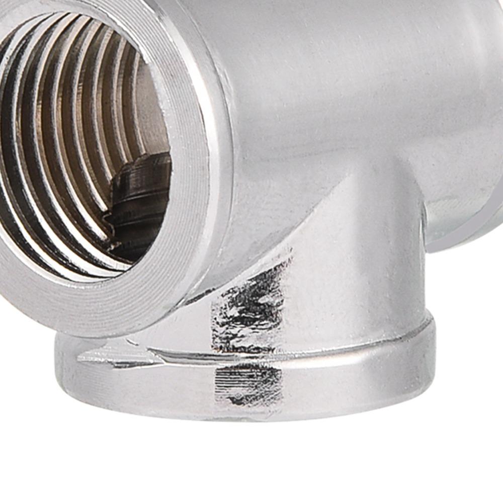 3 Way T Shape Fitting Silver Tube Connector durable Water Cooling Fitting  Water Cooling Systems