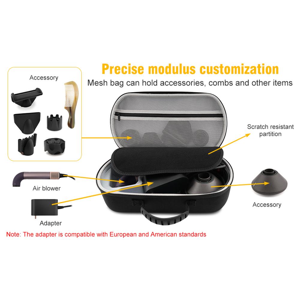 For Dyson Hard Hairdrier Storage Bag Anti-Fall Portable Travel Carrying Box Universal Blower Storage Bag Hair Dryer Accessories