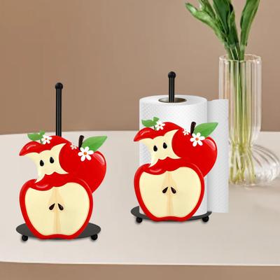 Porte-serviettes en papier Yousheng Support à mouchoirs avec base lestée Installation simple Porte-papier rouleau Décoration d'accessoires pour comptoir de cuisine