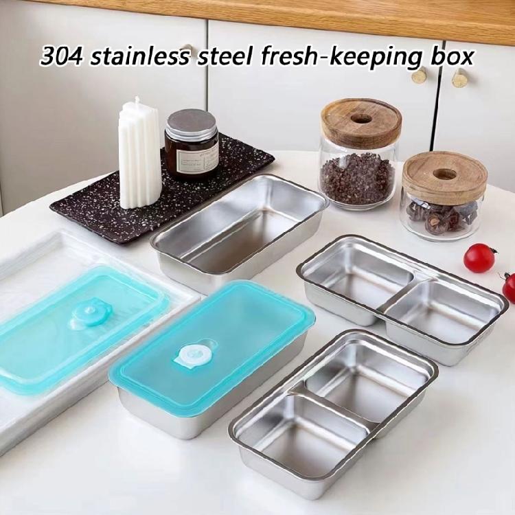 Sealed Nonrust Steel Bentos Box Shatters Proof Clear Covers Corrosions Resistance Perfect for Meal Prepping