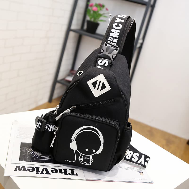 onecolor leaf body bag for and backpack for and hiking bag, one-shoulder men, women, kids. Simple, stylish, crossbody, waterproof, multi-functional