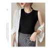 Camisole Women's Summer Bottoming White Short Knitted Sleeveless Top