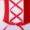 Puff Sleeves Ballet Costume Dress Cross Ribbon Kids Ballet Tutu Skirt  Ballet Performance