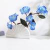 Fan-shaped Art Vase Flowerpot Ceramic Hydroponic Vase Flower Arrangement Home Decor Desktop Ornaments Garden Decoration