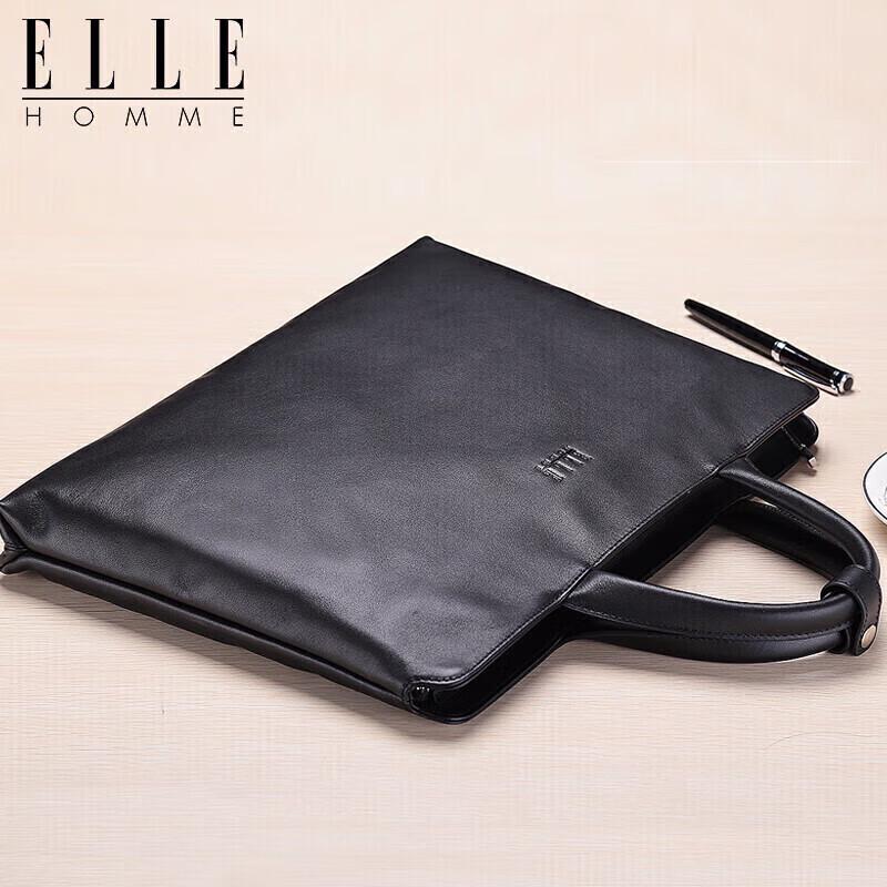 Мужской кожаный деловой портфель ELLE HOMME