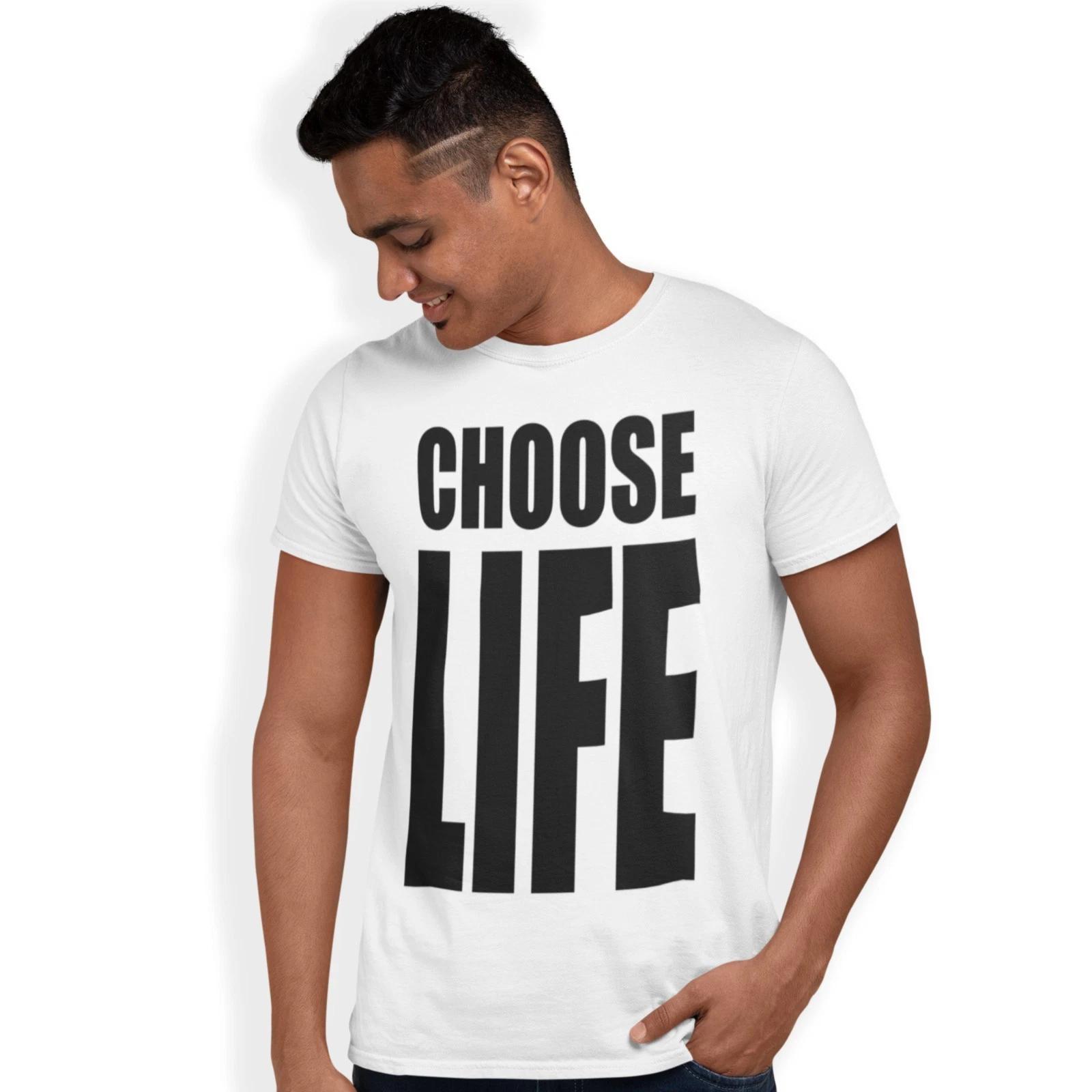 Choose Life T-shirt Wake Me Up Before You Go-Go Wham! George Michael the 80s L