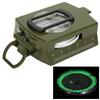 Bussola multifunzione americana prismatica ad alta precisione con lenti portatile da esterno(Army Green