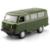1/18 UAZ 452A Large Alloy Die-cast Car Model, Front Wheel Steering, Children's Toy Car With Light, Adult Collection of Ornaments Gift