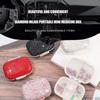 Double Sided Rhinestone Pill Box Luxury Portable Pill Organizer Travel Jewelry Container  Home