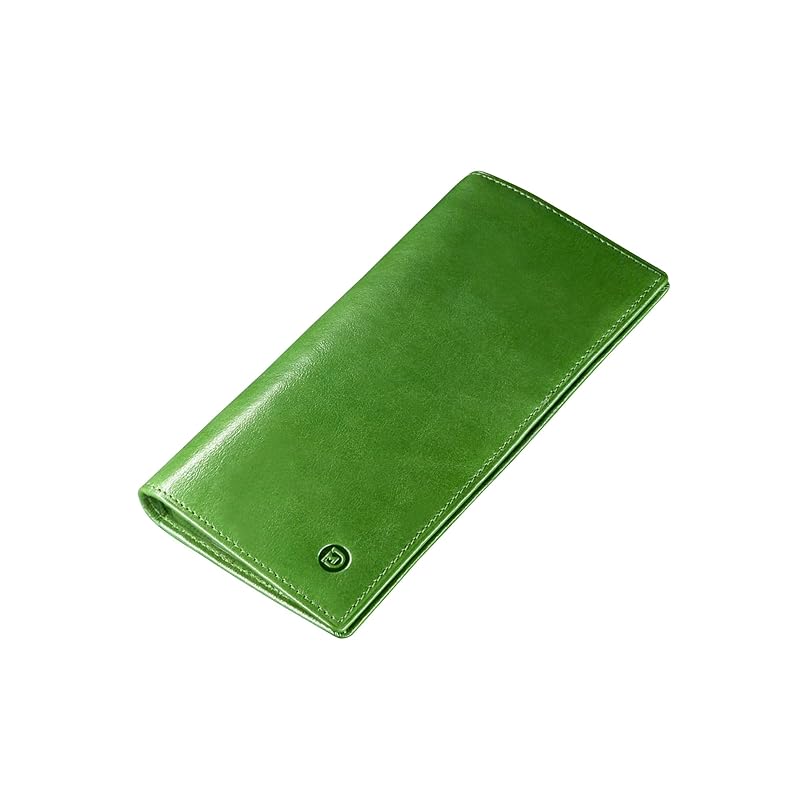 

[Modiko] wallet men s made in Japan small long wallet Thin short wallet genuine leather 17.5 cm Wallet without coin purse Soft himeji leather Vertical