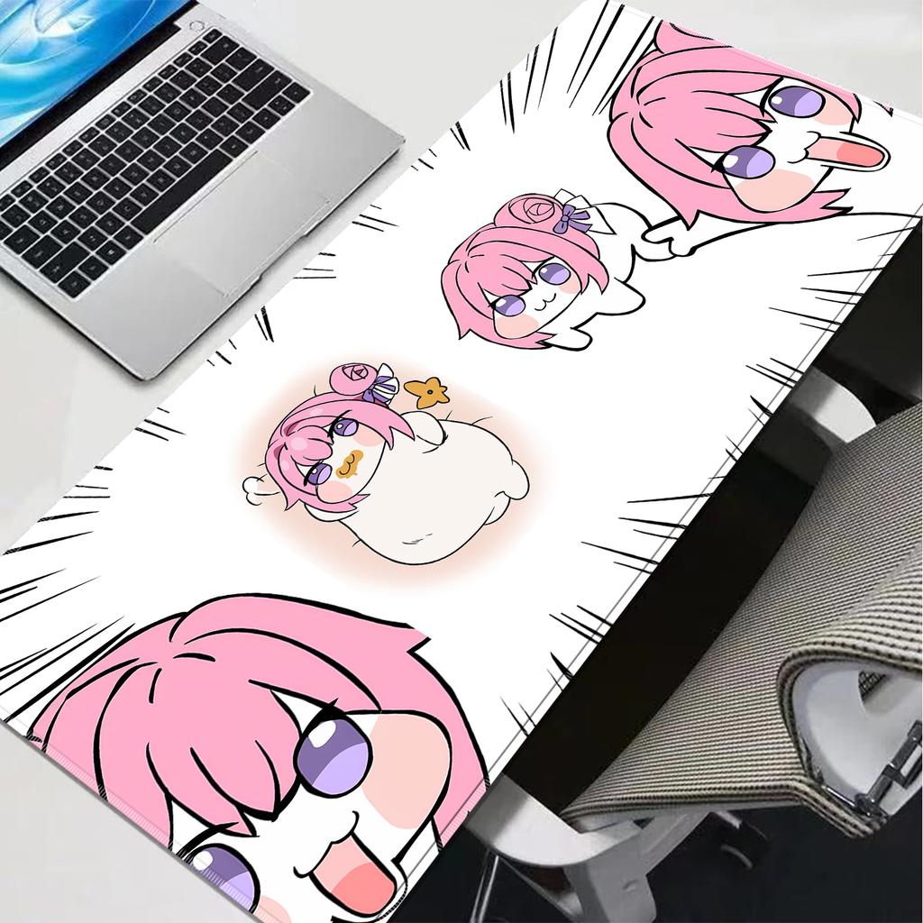 Mouse Pad Gamer Kawaii Pink Doro Desk Mat Goddess Of Victory NIKKE Dorothy Mousepad Gaming office Accessories Keyboard Desk Mat