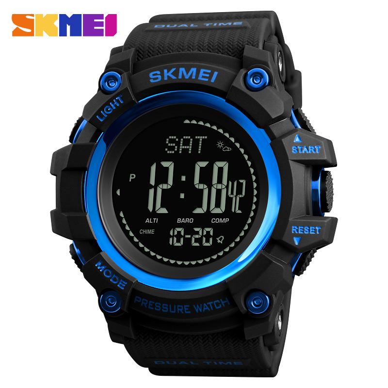 Men's Moment Beauty Outdoor Mountaineering Electronic Watch Sports Altitude Display Pedometer Weather Forecast Compass Watch