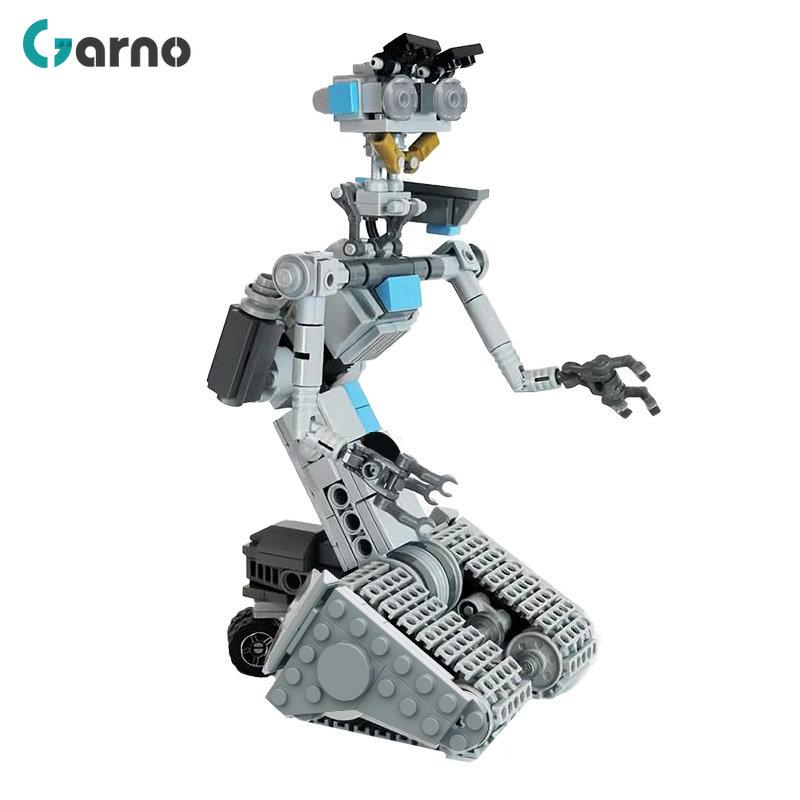 MOC Johnnyed 5 Movie Shorted-Circuits Military Emotional Robot Building Block Set for Astroed Robots Model Brick Toy KIds