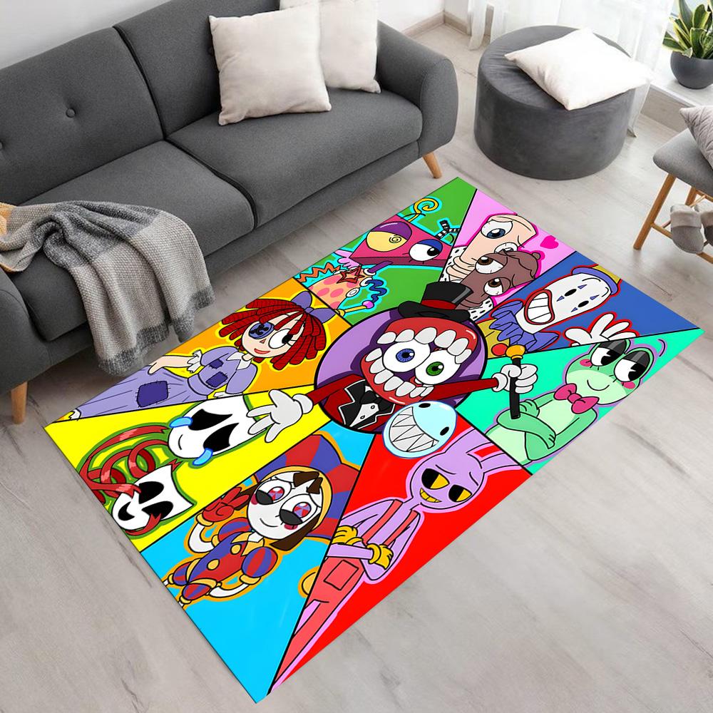 Colorful Cartoon Characters Floor Mat Perfect for Bedrooms Outdoor Living Rooms Balcony Antislip Carpet Office Home Decor