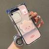 Cute pink pig West Highland is suitable for iPhone17ProMax transparent mobile phone protective case 16/15 simple niche