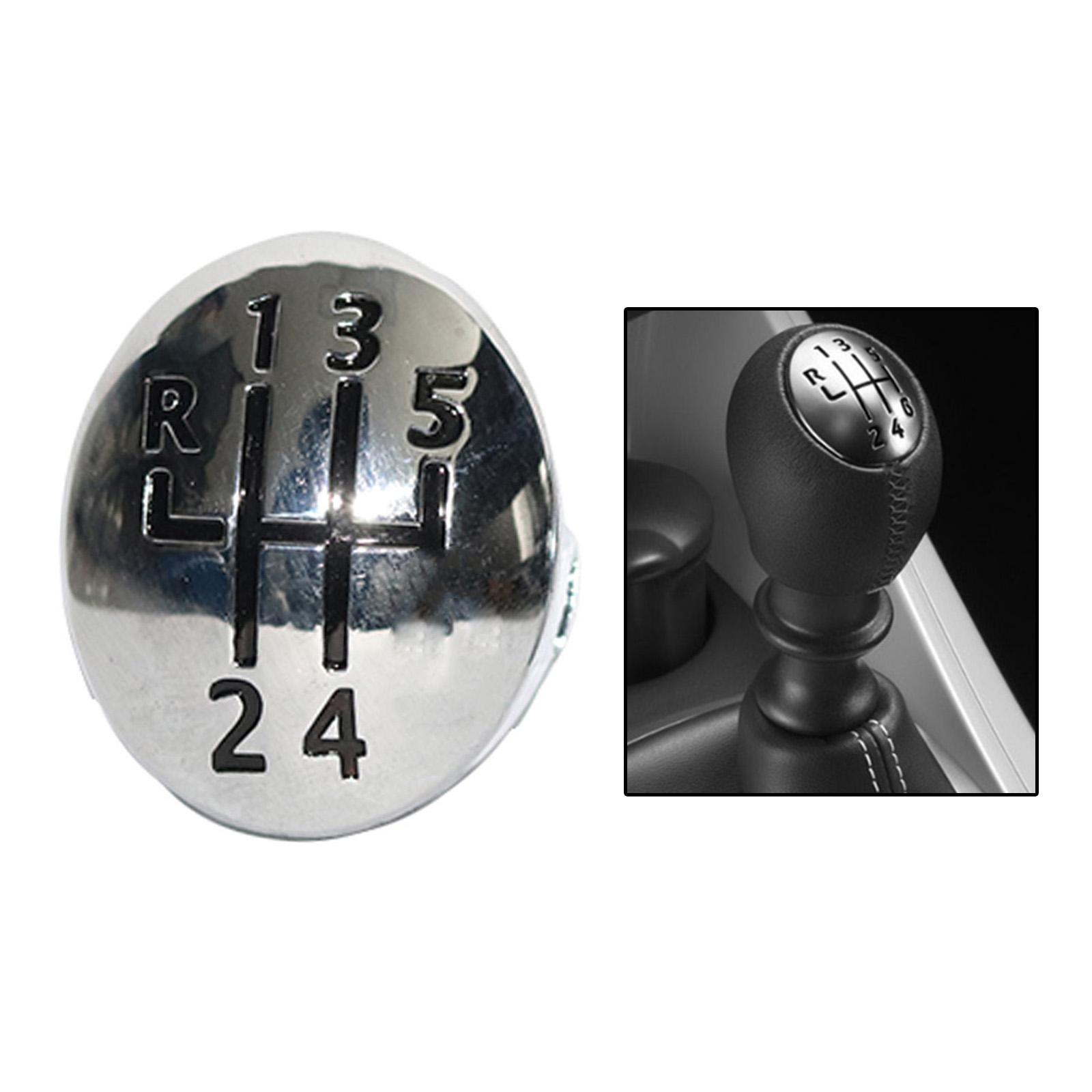 

5/6 Speed Gear Shift Knob Lever Cover Electroplating Cover For Renault Clio Twingo Scenic Megane II 1996-2011