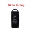 Leather Car Key Cover Keychain Holder Case Protector for VW Volkswagen Touareg 2018 2019 2020 2021 2022 2023 Remote Accessories