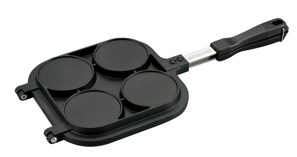 Captain Stag BBQ Cast Aluminum Pancake Maker UG-3006