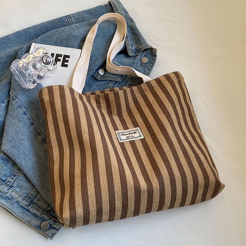 High School Students Canvas Bag Female Commuter Tote Bag Female Ins Japanese Girl Single Shoulder Handbag Female