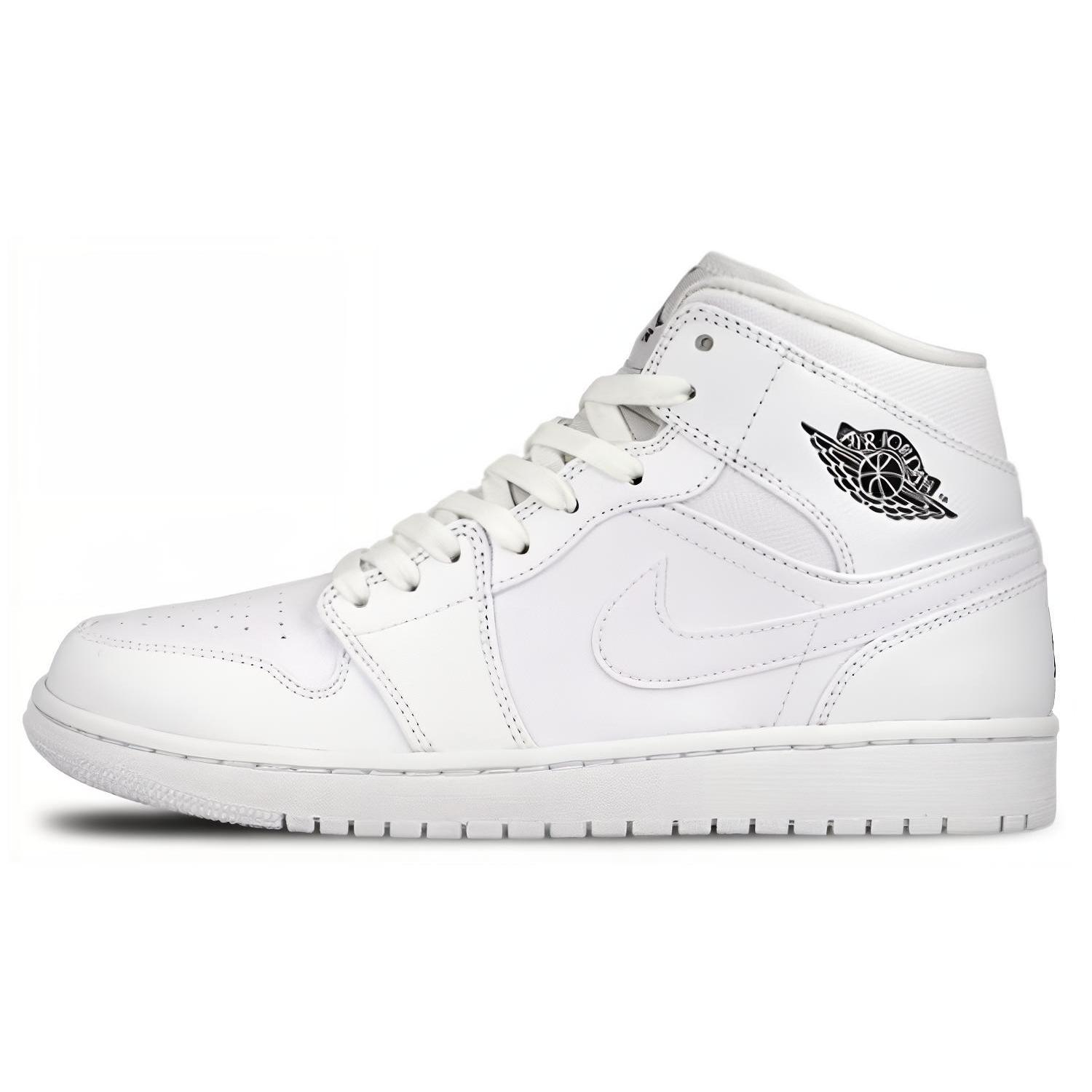 

JORDAN 1 Retro Mid White Cool Grey Gs 36.5