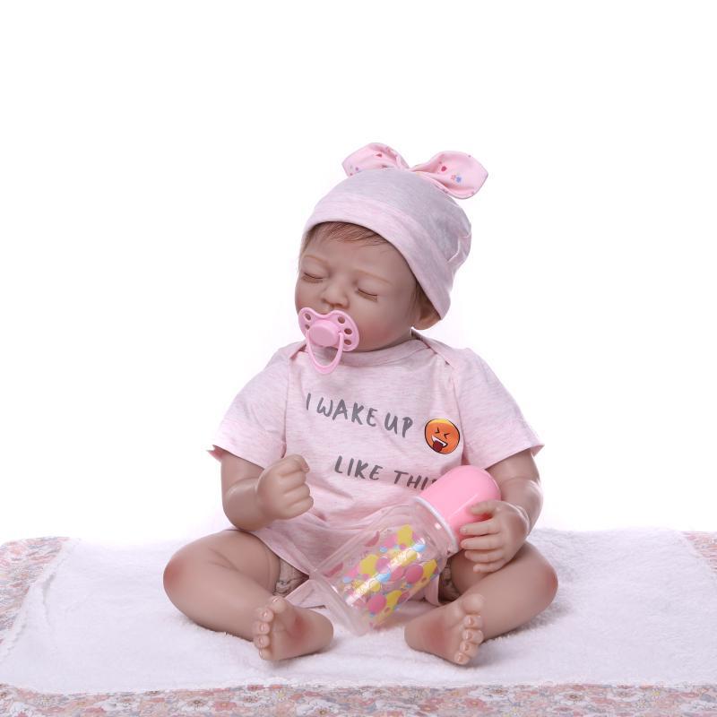 NPK Realistic Silicone Baby Doll - Cute Child s Birthday & Holiday Gift