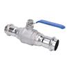 Press Ball Valve 304 Stainless Steel Full Port DN32 1 1 4in Ball Valve for Industrial Applications