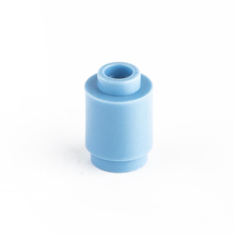 50pcs Bulk Small Particle 3062 MOC Building Block 1x1 Brick Cylindrical Accessories Building Blocks Castle Toys