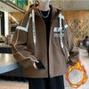 Spring and Autumn Teen Jacket Junior High School Student Trend Hooded Jacket Versatile Casual Jacket