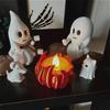 Ghost Campfire Gathering Halloween Nightlight Cute Ghost Figurine Set Small Campfire Light Fun Halloween Decorations Unique Gift