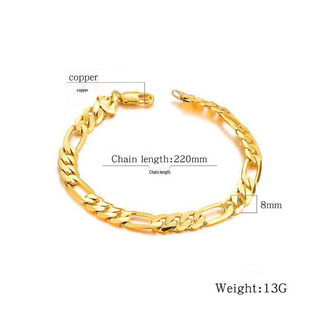 Gold and Silver 5mm Tycoon Chain Choker Necklace - Hot-Selling Holiday Jewelry Gift